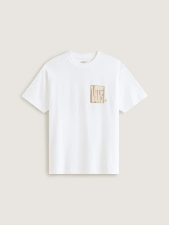 Zdjęcie produktu Vans - T-shirt Stretch Stack Crackle, male, Biały