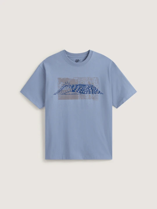 Zdjęcie produktu Vans - T-shirt Wave Check, male, Niebieski