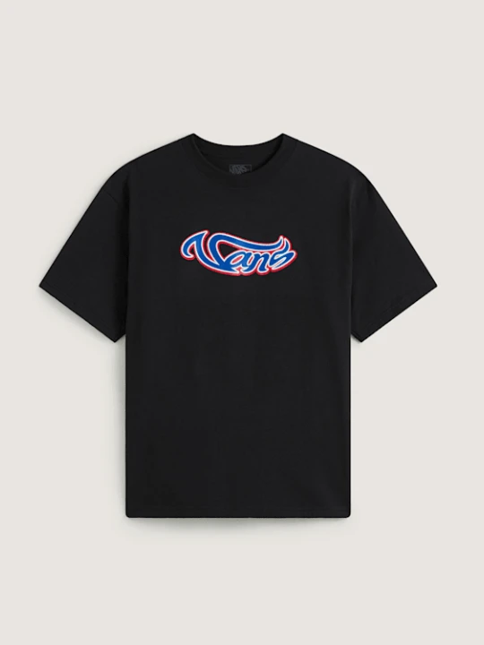Zdjęcie produktu Vans - T-shirt Wavy Script, male, Czarny