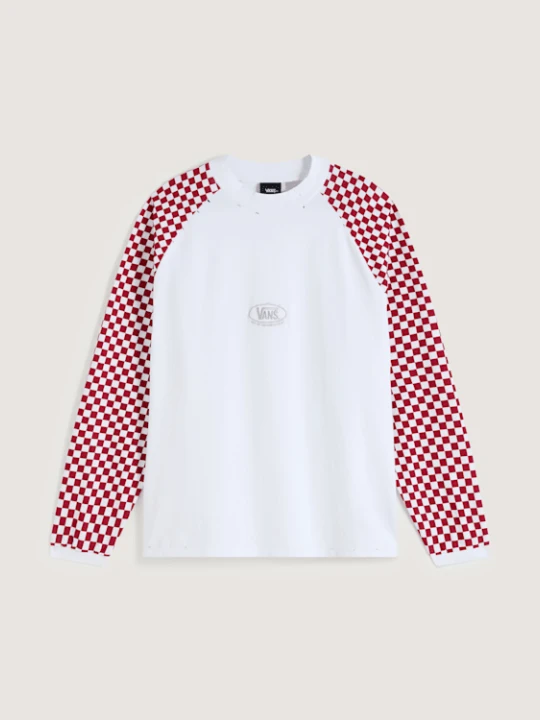 Zdjęcie produktu Vans - T-shirt z długim rękawem A.O.D. by Slam Jam Racing, male, Czerwony