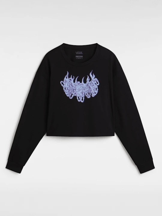 Zdjęcie produktu Vans - T-shirt z długim rękawem Hot Links Relaxed Crop, female, Czarny
