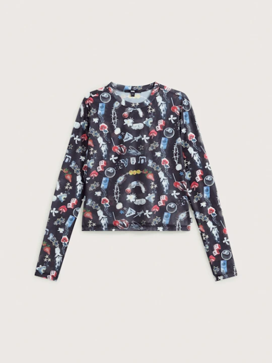 Zdjęcie produktu Vans - T-shirt z długim rękawem Ludlow Mesh, female, Czarny