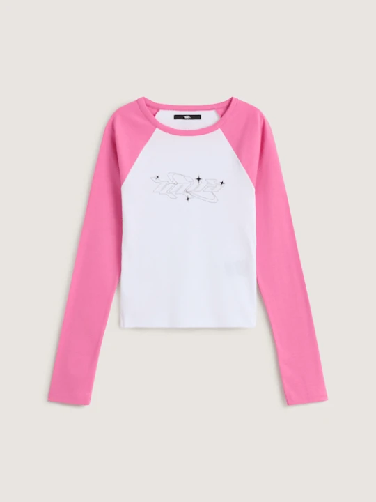 Zdjęcie produktu Vans - T-shirt z długim rękawem Y2K Star Raglan, female, Różowy