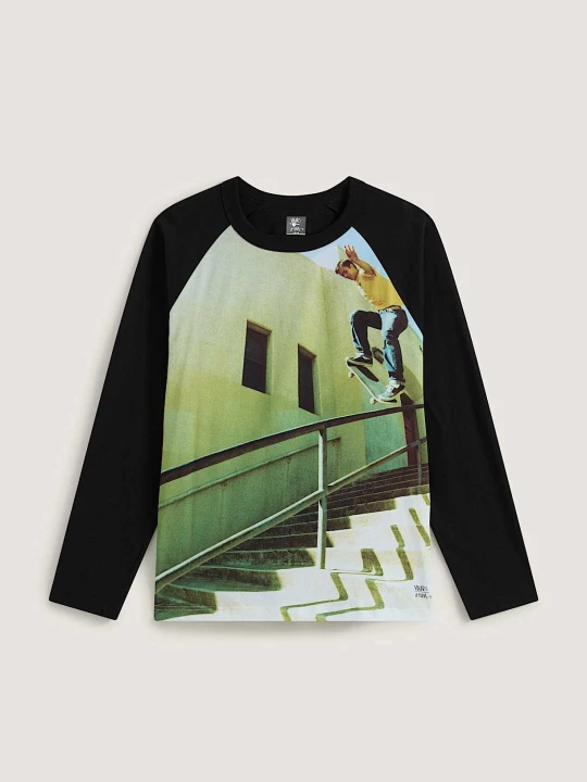 Zdjęcie produktu Vans - Vans X Atiba LS Raglan Black, Człowiek, Czarny