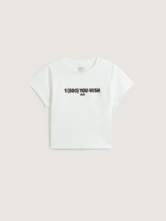 Zdjęcie produktu Vans - You Wish Baby Tee White, kobieta, Biały