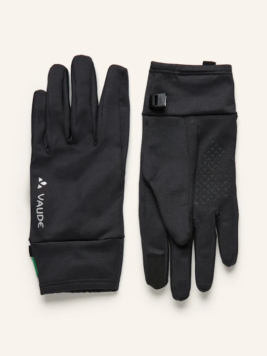 Zdjęcie produktu Vaude Rękawiczki Sportowe Pro Stretch Umożliwiające Obsługę Ekranów Dotykowych schwarz CZARNY
