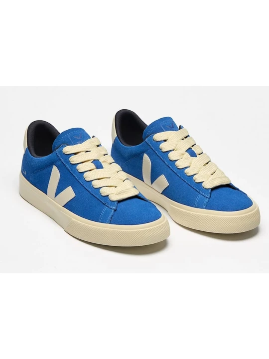 Zdjęcie produktu Veja Skórzane sneakersy "Campo Bold" w kolorze niebieskim rozmiar: 37
