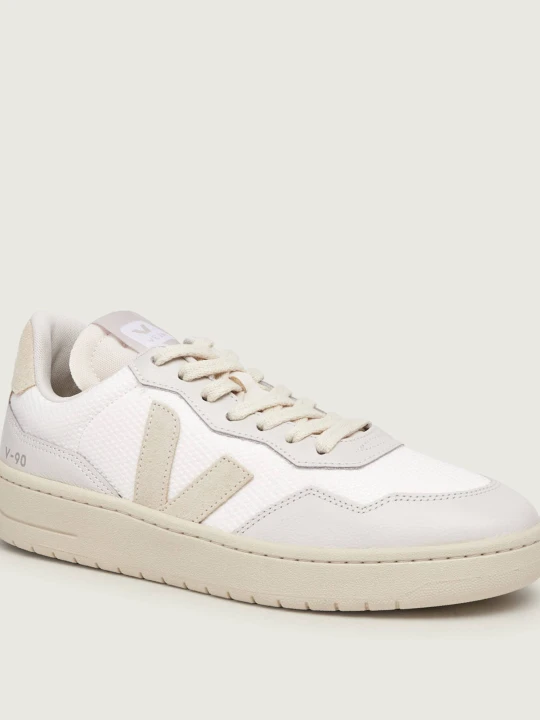 Zdjęcie produktu VEJA Sneakersy V-90 B-Mesh | z dodatkiem skóry biały