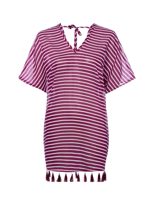 Zdjęcie produktu Venice Beach kaftan plażowy Kobiety lila | biały