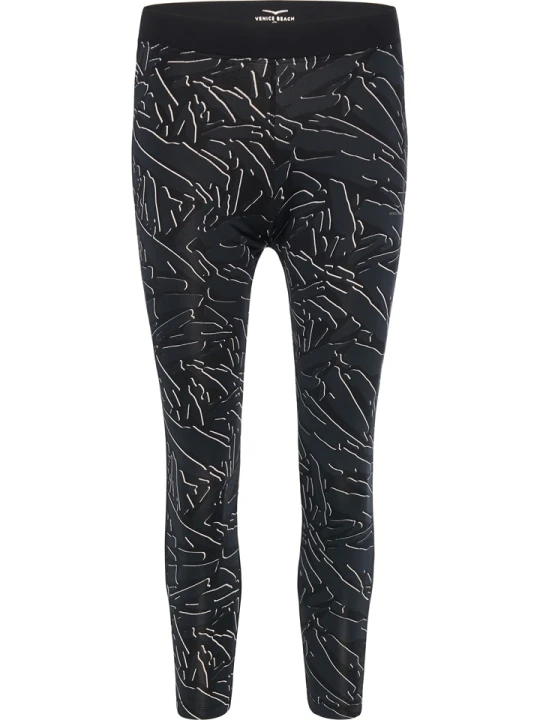 Zdjęcie produktu Venice Beach Legginsy sportowe "Explore" w kolorze czarnym rozmiar: L