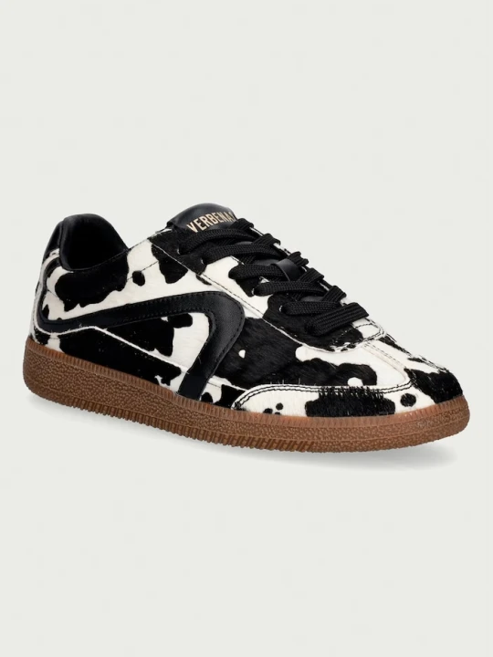 Zdjęcie produktu Verbenas SIMONA ANIMALIER sneakersy damskie skórzane beżowy