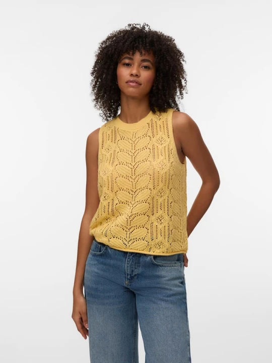 Zdjęcie produktu Vero Moda Bezrękawnik w kolorze żółtym rozmiar: XS