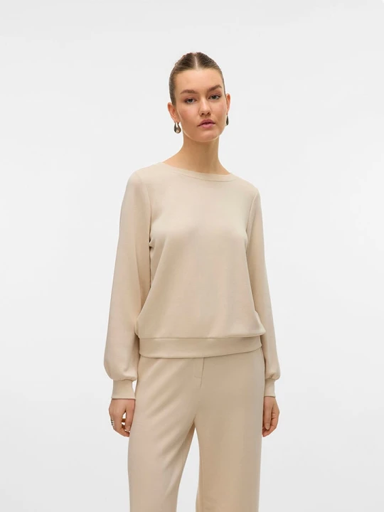 Zdjęcie produktu Vero Moda Bluza w kolorze beżowym rozmiar: S