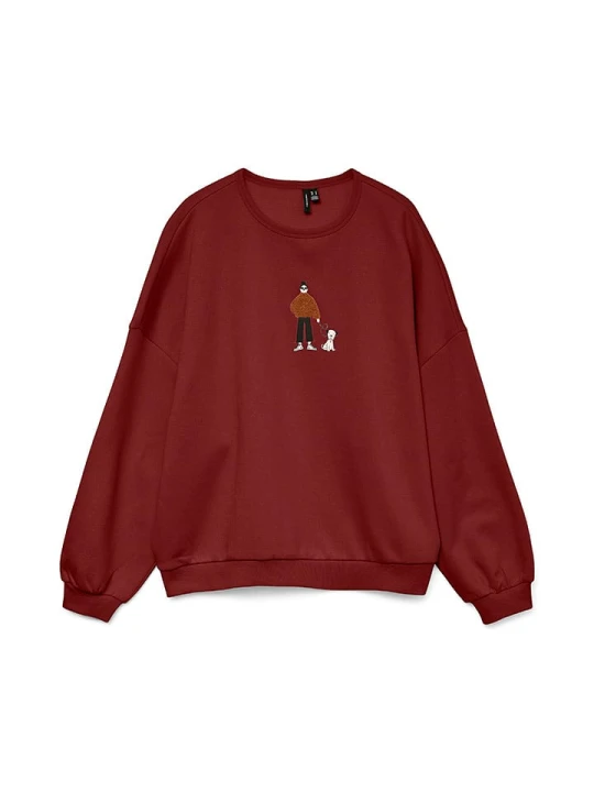 Zdjęcie produktu Vero Moda Bluza w kolorze bordowym rozmiar: XL