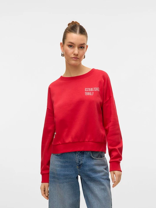 Zdjęcie produktu Vero Moda Bluza w kolorze czerwonym rozmiar: XS