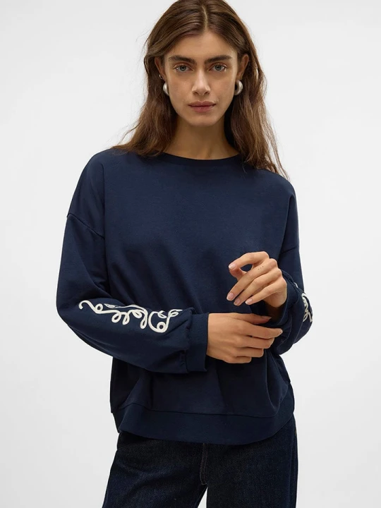 Zdjęcie produktu Vero Moda Bluza w kolorze granatowym rozmiar: L
