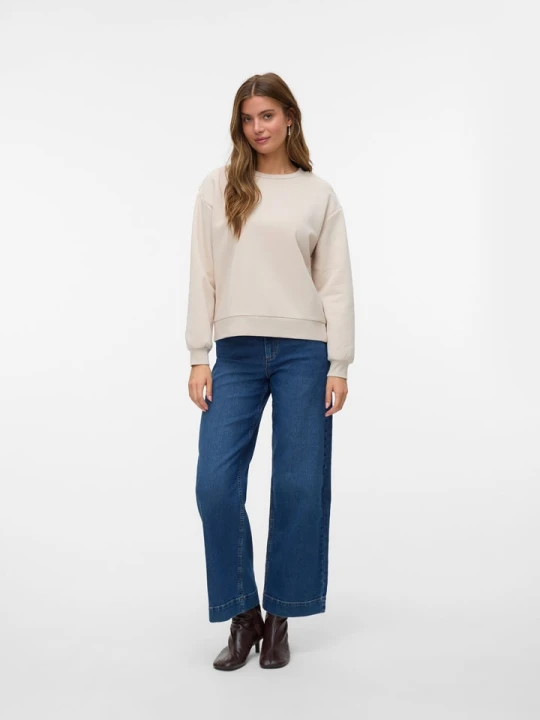 Zdjęcie produktu Vero Moda Bluza w kolorze kremowym rozmiar: L