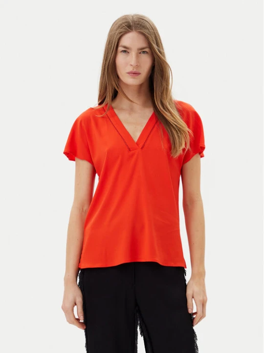 Zdjęcie produktu Vero Moda Bluzka Bella 10327551 Czerwony Regular Fit