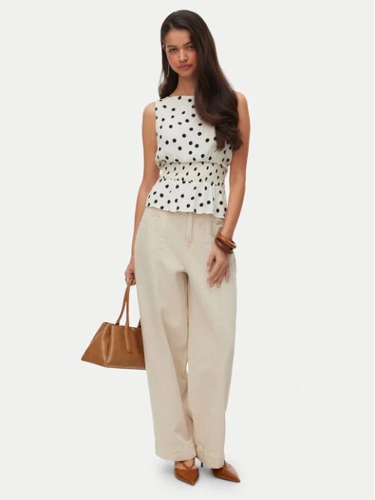 Zdjęcie produktu Vero Moda Bluzka Elisa 10347963 Biały Loose Fit