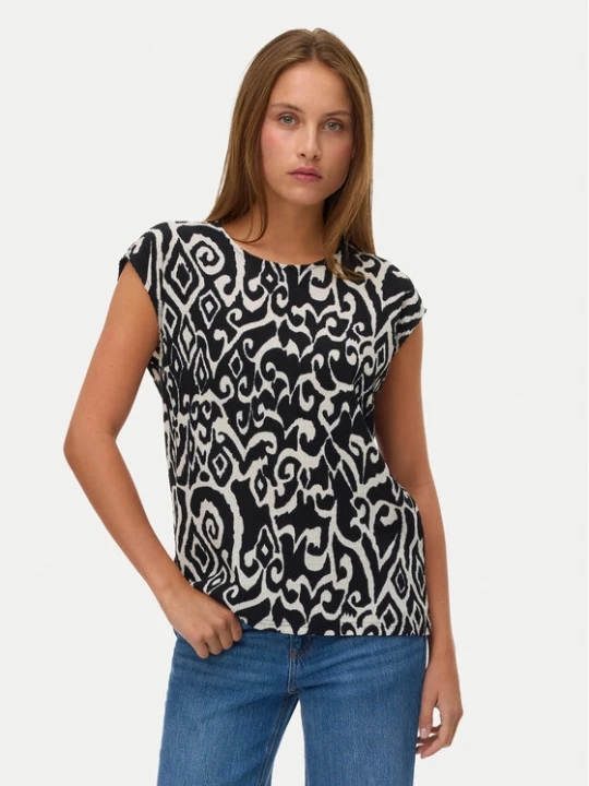 Zdjęcie produktu Vero Moda Bluzka Friga 10340830 Czarny Regular Fit