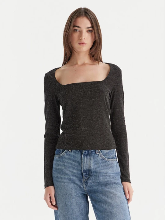 Zdjęcie produktu Vero Moda Bluzka Kanva 10336088 Czarny Regular Fit