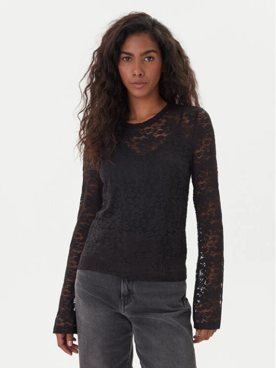 Zdjęcie produktu Vero Moda Bluzka Kanya 10336176 Czarny Regular Fit
