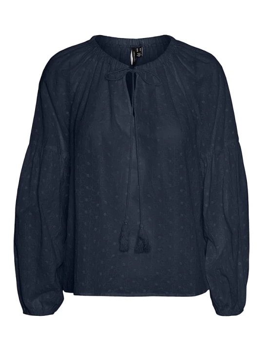 Zdjęcie produktu Vero Moda Bluzka "Katty" w kolorze granatowym rozmiar: XS