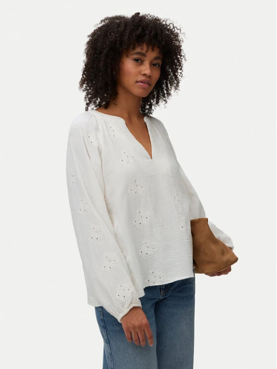 Zdjęcie produktu Vero Moda Bluzka Natali 10342739 Biały Regular Fit