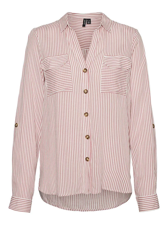 Zdjęcie produktu Vero Moda Koszula "Vmbumpy" w kolorze jasnoróżowym rozmiar: XS