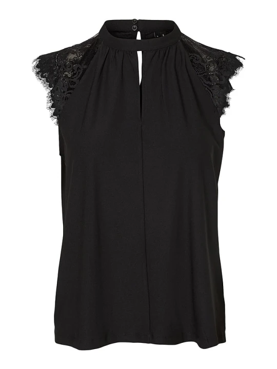 Zdjęcie produktu Vero Moda Bluzka "Vmmilla" w kolorze czarnym rozmiar: XS