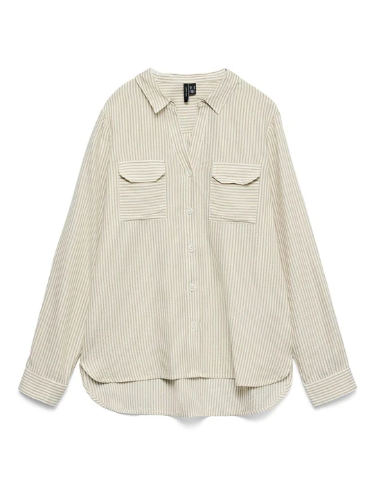 Zdjęcie produktu Vero Moda Bluzka w kolorze beżowo-kremowym rozmiar: XL