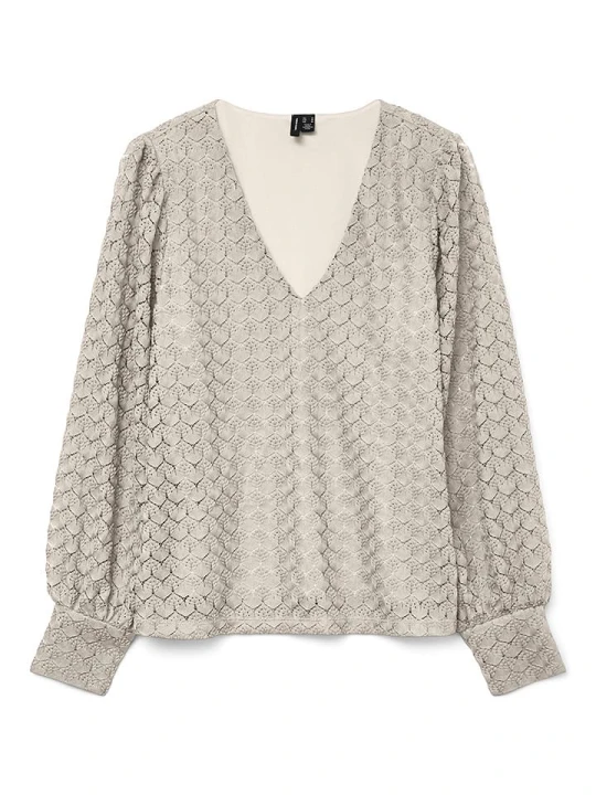 Zdjęcie produktu Vero Moda Bluzka w kolorze beżowym rozmiar: XS