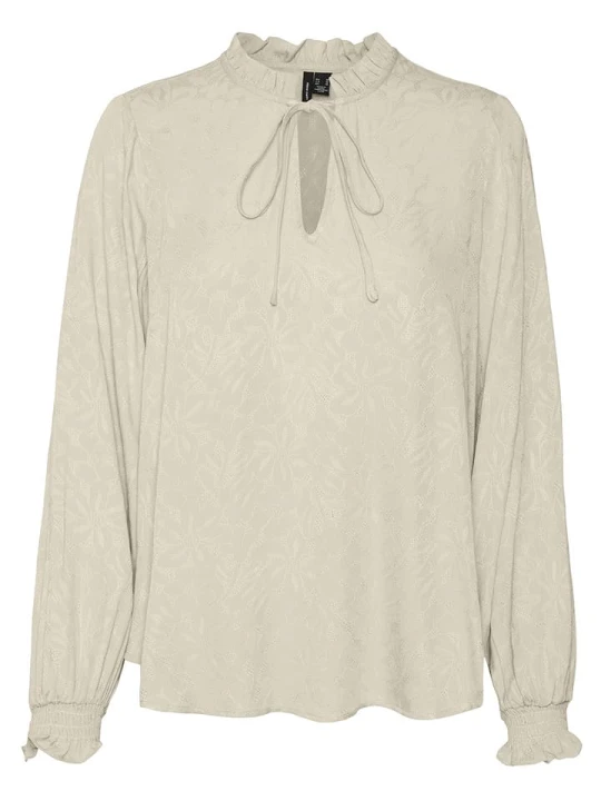 Zdjęcie produktu Vero Moda Bluzka w kolorze beżowym rozmiar: XS