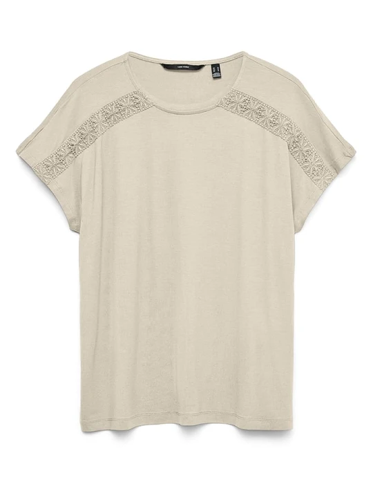 Zdjęcie produktu Vero Moda Bluzka w kolorze beżowym rozmiar: S