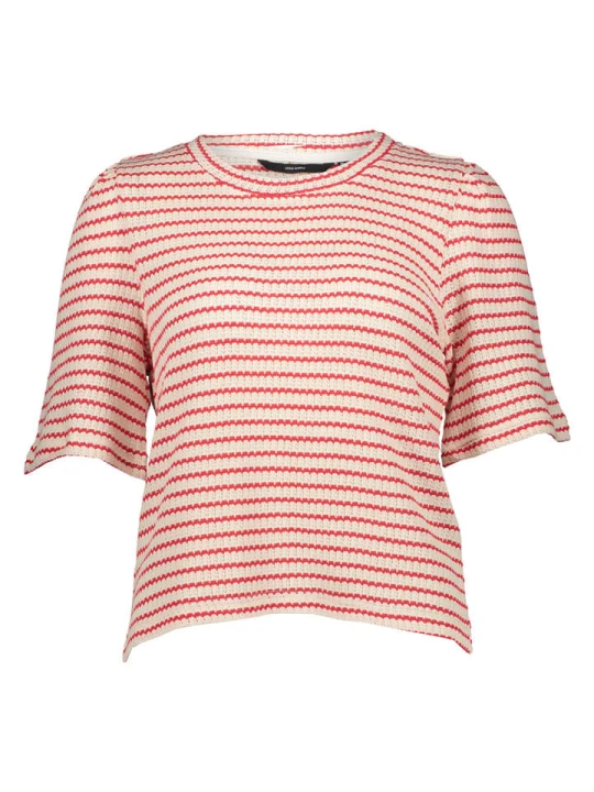 Zdjęcie produktu Vero Moda Bluzka w kolorze beżowym rozmiar: L