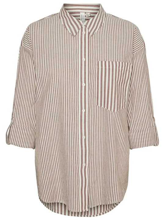 Zdjęcie produktu Vero Moda Bluzka w kolorze biało-beżowym rozmiar: XS