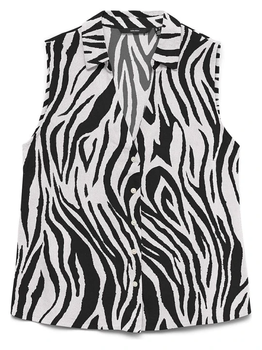Zdjęcie produktu Vero Moda Bluzka w kolorze biało-czarnym rozmiar: S