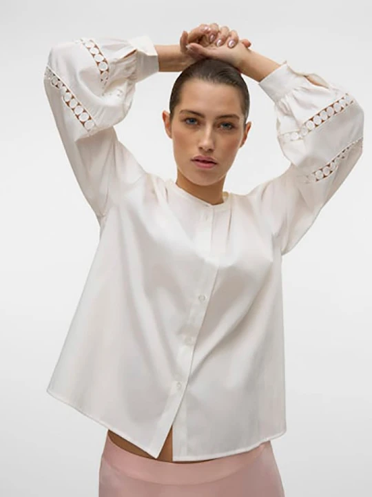 Zdjęcie produktu Vero Moda Bluzka w kolorze białym rozmiar: S