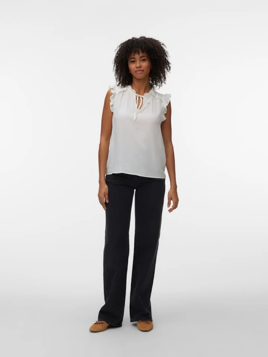 Zdjęcie produktu Vero Moda Bluzka w kolorze białym rozmiar: XL