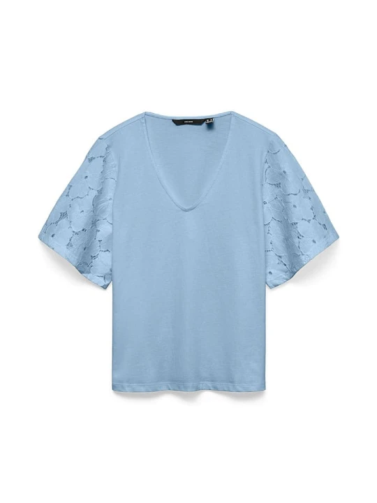 Zdjęcie produktu Vero Moda Bluzka w kolorze błękitnym rozmiar: S