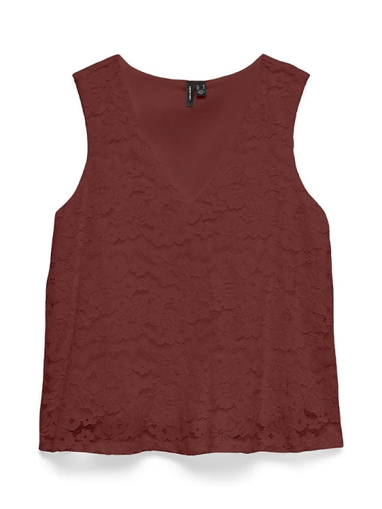 Zdjęcie produktu Vero Moda Bluzka w kolorze bordowym rozmiar: M