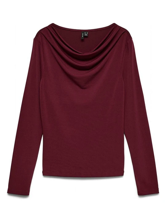 Zdjęcie produktu Vero Moda Bluzka w kolorze bordowym rozmiar: L