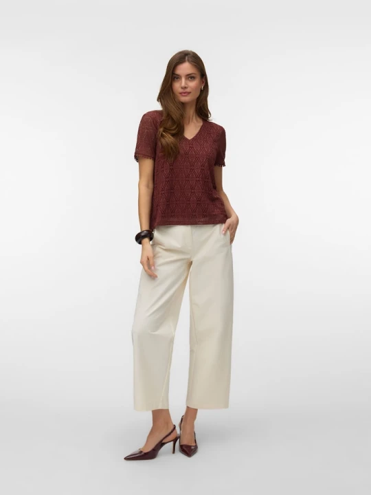 Zdjęcie produktu Vero Moda Bluzka w kolorze brązowym rozmiar: L