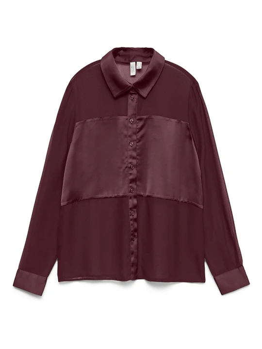 Zdjęcie produktu Vero Moda Bluzka w kolorze ciemnofioletowym rozmiar: S