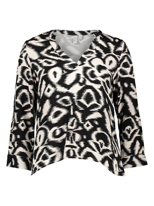 Zdjęcie produktu Vero Moda Bluzka w kolorze czarno-kremowym rozmiar: XS