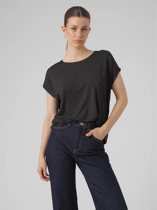 Zdjęcie produktu Vero Moda Bluzka w kolorze czarnym rozmiar: L