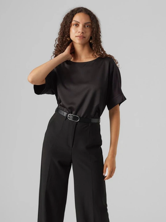 Zdjęcie produktu Vero Moda Bluzka w kolorze czarnym rozmiar: S