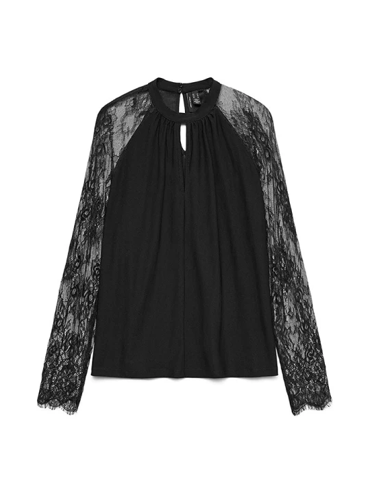Zdjęcie produktu Vero Moda Bluzka w kolorze czarnym rozmiar: L