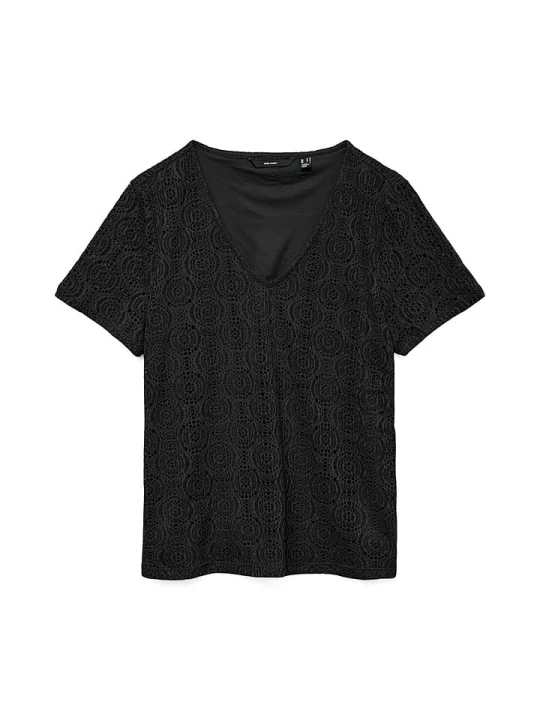 Zdjęcie produktu Vero Moda Bluzka w kolorze czarnym rozmiar: L