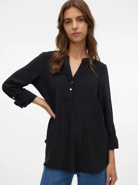 Zdjęcie produktu Vero Moda Bluzka w kolorze czarnym rozmiar: M